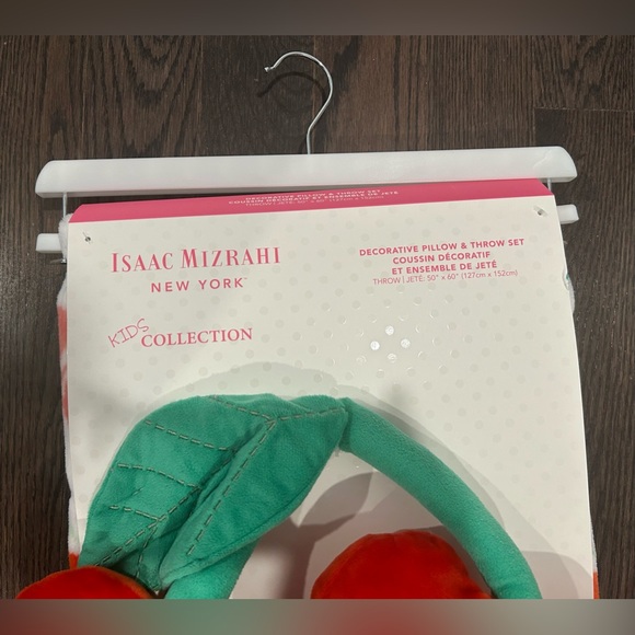 Isaac Mizrahi decorative pillow and throw set NWT - Picture 3 of 3